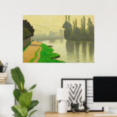 アンデリスの朝の霧 – Felix Vallotton Poster ポスター (ホームオフィス)