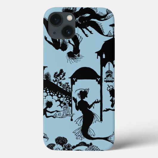 アンデルセン:リトルマーメイドシルエット Case-Mate iPhoneケース (裏面)