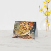 アンデルセン：リトル・マーメイドスケッチ カード (黄色い花)