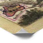 アンデルソンビル刑務所の内戦の地図 ポスター (角)