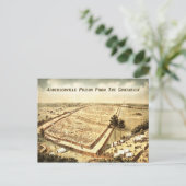 アンデルソンビル刑務所(キャンプサマー)、空中眺め ポストカード (スタンド正面)