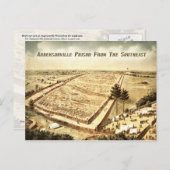 アンデルソンビル刑務所(キャンプサマー)、空中眺め ポストカード (正面/裏面)