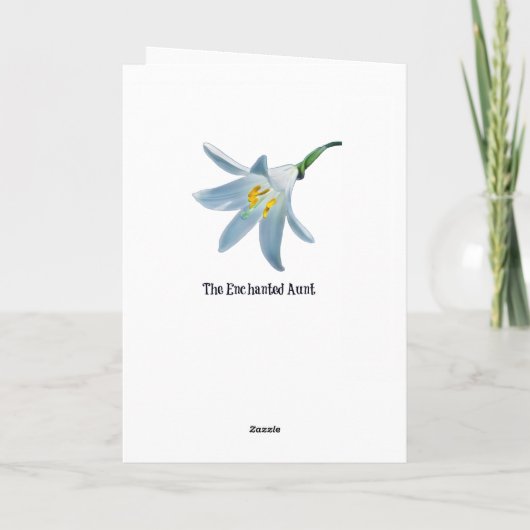 アントアンティフローラマザーズデイ誕生日カード カード (裏面)