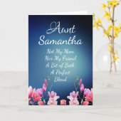 アントアンティ誕生日ピンクフローラマザーズデイカード カード (黄色い花)