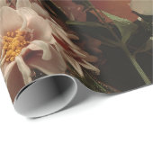 アントゥリウムと熱帯フローラの配置 ラッピングペーパー (ロールコーナー)