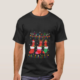 アントクリスマスソックス醜いクリスマスセーターPajama Tシャツ