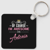 アントニアもちろん私の名素晴らし前 キーホルダー (裏面)