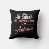 アントニアもちろん私の名素晴らし前 クッション (裏面)