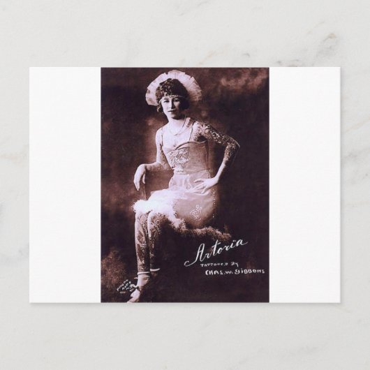 アントニアザタトゥードレディ ポストカード (正面)
