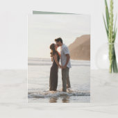 アントニアセージグリーンエレガントウェディング 招待状 (裏面)