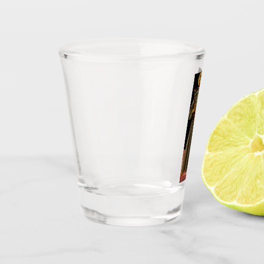 アントニアッツォ・ロマーノによるアッシジの聖フランシス ショットグラス (左)