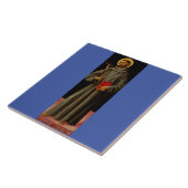 アントニアッツォ・ロマーノによるアッシジの聖フランシス タイル (側面)