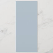 アントニアパウダーブルーエレガントな結婚式 メニュー (裏面)