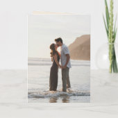 アントニア自然ニュートラルエレガントな結婚式 招待状 (裏面)