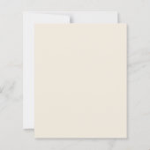 アントニア自然ニュートラルエレガントウェディング招待状 (裏面)