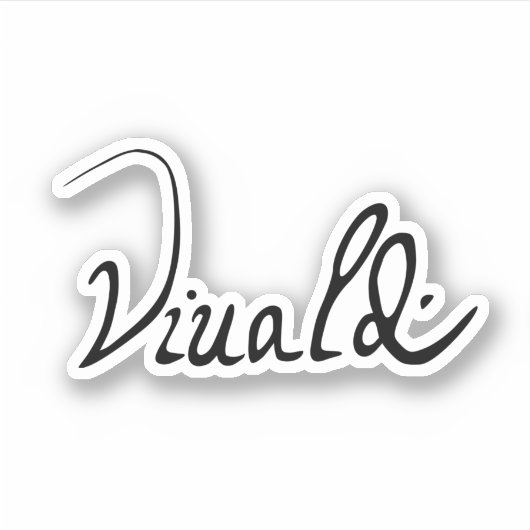 アントニオヴィヴァルディ署名 シール (正面)