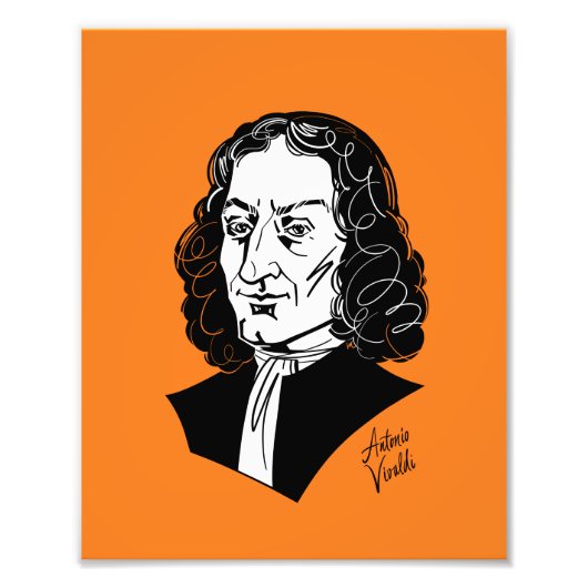 アントニオヴィヴァルディ フォトプリント            (正面)