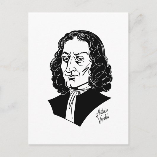 アントニオヴィヴァルディ ポストカード (正面)