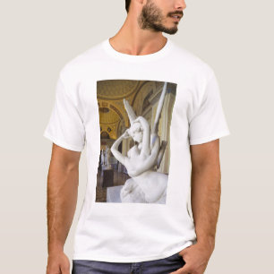 アントニオ・カノーヴァによる「キューピッドとプシュケのキス」 Tシャツ