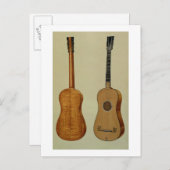 アントニオ・ストラディバリウス作のギター(c.1644-1737)、 ポストカード (正面/裏面)