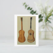 アントニオ・ストラディバリウス作のギター(c.1644-1737)、 ポストカード (スタンド正面)