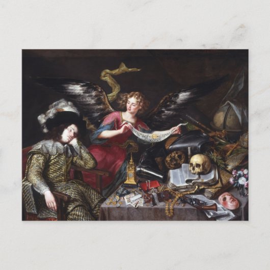 アントニオ・デ・ペレダ – 騎士夢 ポストカード (正面)