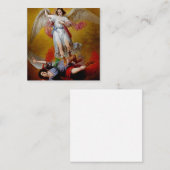 アントニオ・マリア・エスキベルによるルシファーの堕落 スクエア名刺 (正面/裏面)