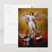 アントニオ・マリア・エスキベルによるルシファーの堕落 ポストカード (正面/裏面)