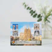 アントニガウディ – サグラダファミリア – 出生ファサード ポストカード (スタンド正面)