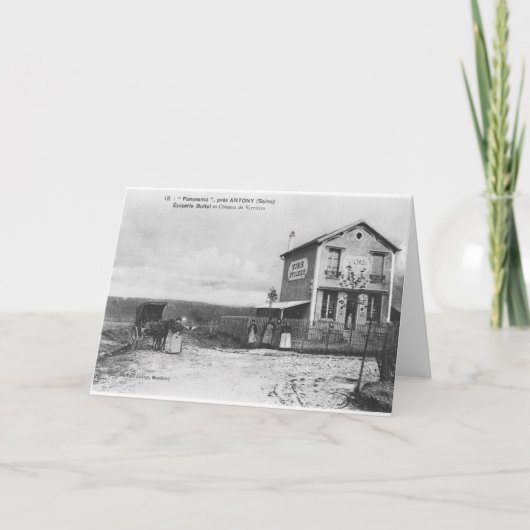 アントニーの近くで「パノラマ」を描写する郵便はがき カード (正面)