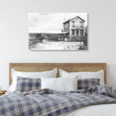 アントニー近郊の「パノラマ」を描いたポストカード キャンバスプリント (インサイチュ (寝室))