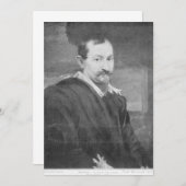 アントニー・ヴァン・ダイク - ヤン・ウィルダンスの失われた肖像 招待状 (正面/裏面)