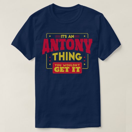 アントニー Tシャツ (デザイン正面)