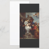 アントニ・ヴァン・ディックによる聖ロザリアの戴冠 (正面/裏面)