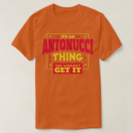アントヌッチ Tシャツ (デザイン正面)
