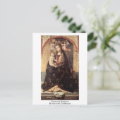 アントネロ・ダ・メッシーナがマドンナを即位 ポストカード (スタンド正面)