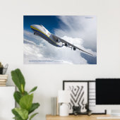 アントノフ An-225 ミャー: 3D 航空アートプリント ポスター (ホームオフィス)