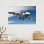 アントノフ An-225 ミャー: 3D 航空アートプリント ポスター (キッチン)