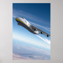 アントノフ An-225 ムリーヤ: フォトリアリスティック3Dアート ポスター