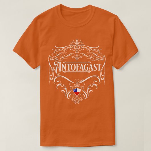 アントファガスタ ヴィンテージデザイン 1 Tシャツ (デザイン正面)