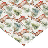 アントラーディアグリーンフォレストウッドランドパターン ショートテーブルランナー (コーナー)