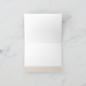 アントラーベビーシャワー誕生日パーティーサンキューカード サンキューカード (内部)