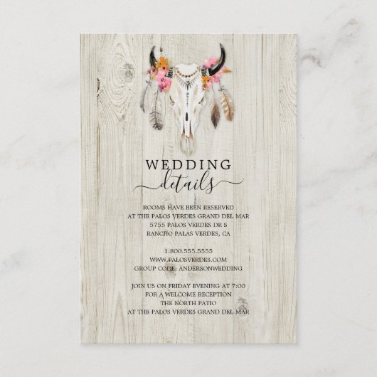 アントラー素朴ライトウッド詳細エンクロージャカード エンクロージャーカード (正面)