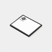 アントラー&シールドモノグラ素朴ム ポストイット (アングル)