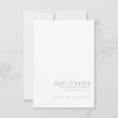 アントラ素朴ーの水彩画 | RSVP | 結婚s セーブザデート (裏面)