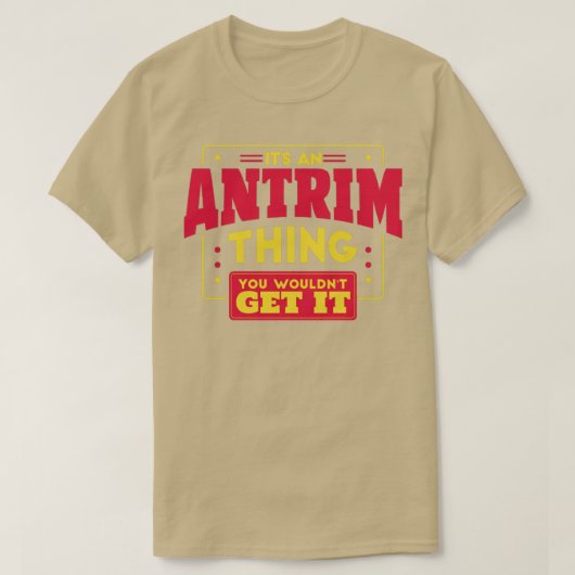 アントリム Tシャツ (デザイン正面)
