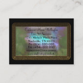 アントワネットの優雅のバロックのプロフェッショナル 名刺 (裏面)