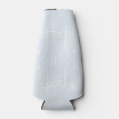 アントワネットブルーエレガントエンブレムフィリ缶 ボトルクーラー (正面)