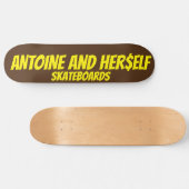 アントワーヌと彼女$小妖精や小人 スケートボード (横)