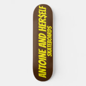 アントワーヌと彼女$小妖精や小人 スケートボード (正面)